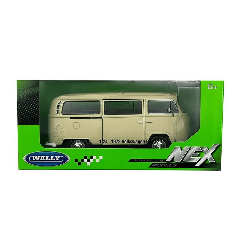 Miniatura Carro 1972 Volkswagen Kombi Bus T2 1:24 Welly